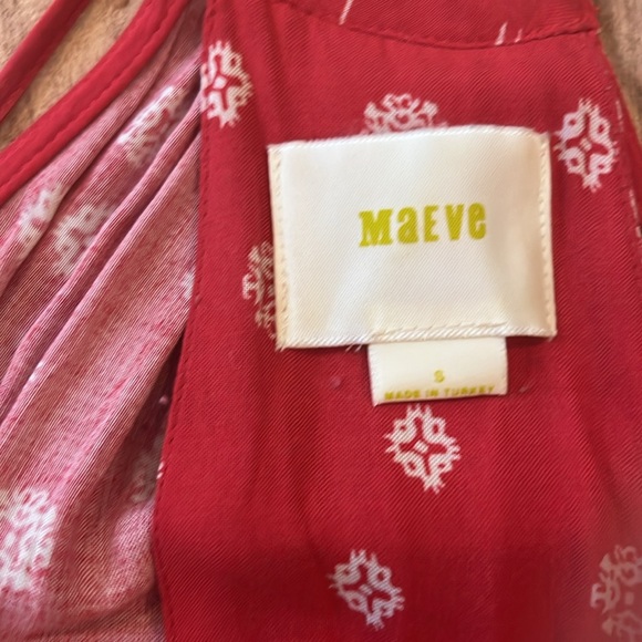 Anthropologie Maeve Red Purple Floral Maxi Dress. In perfect condition! - Picture 2 of 2